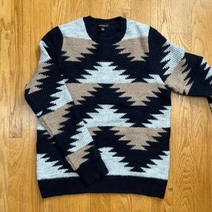 Treasure & Bond Mens Aztec Sweater size M